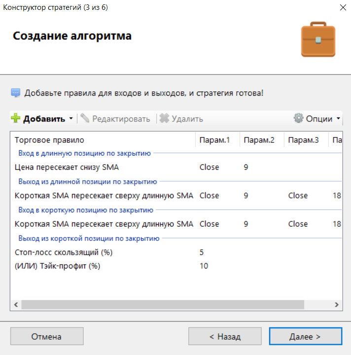 Создание торгового робота Создание торгового робота